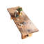 Bureau rectangulaire en bois massif brun pour 6 personnes