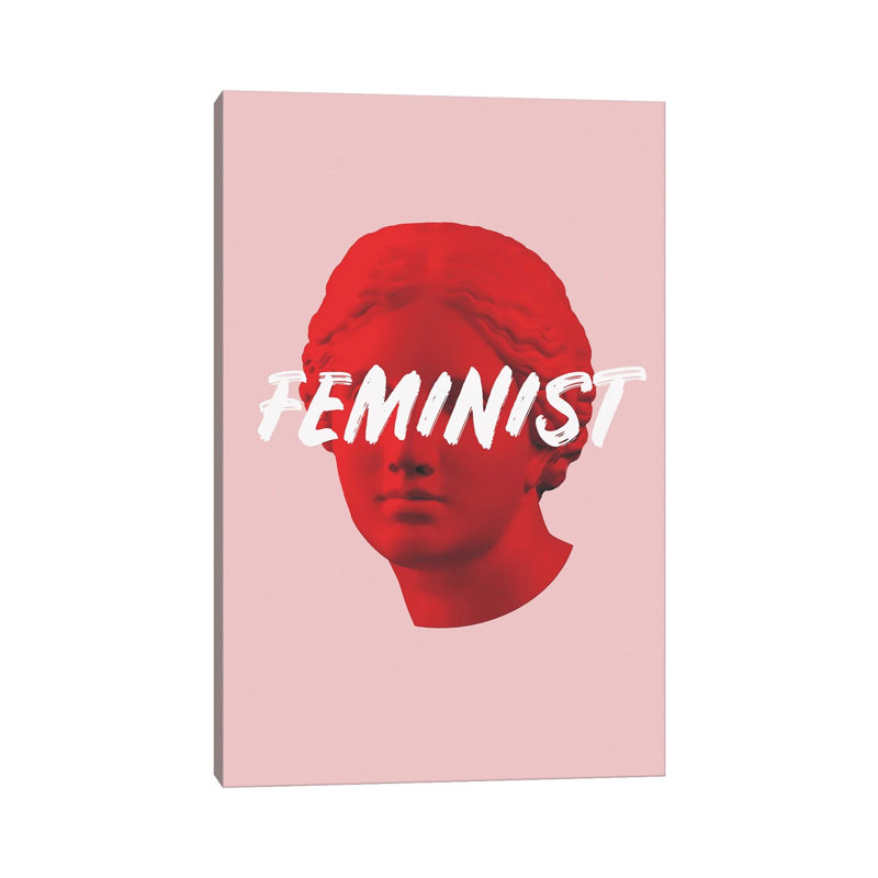 Feminist Venus by Svetlana Balta - Print on Canvas, 20.32 cm H x 30.48 cm W, Wrapped Canvas