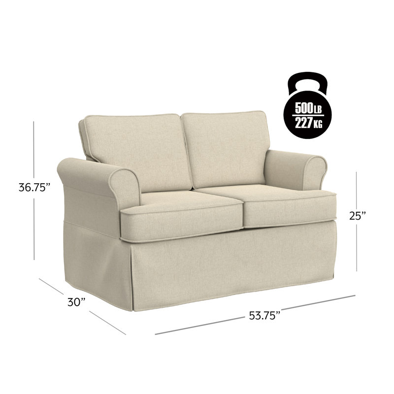 Causeuse Alonnie, beige, Beige