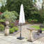 Ivory 3m Crank and Tilt Parasol Grey Powder Coated Pole (38mm Pole, 8 Ribs) This parasol is made using Polyester Fabric which has a Weather-Proof Coating & UPF Sun Protection Level 50