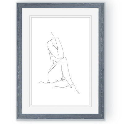 " Nude Contour Sketch I " by Paul Cezanne