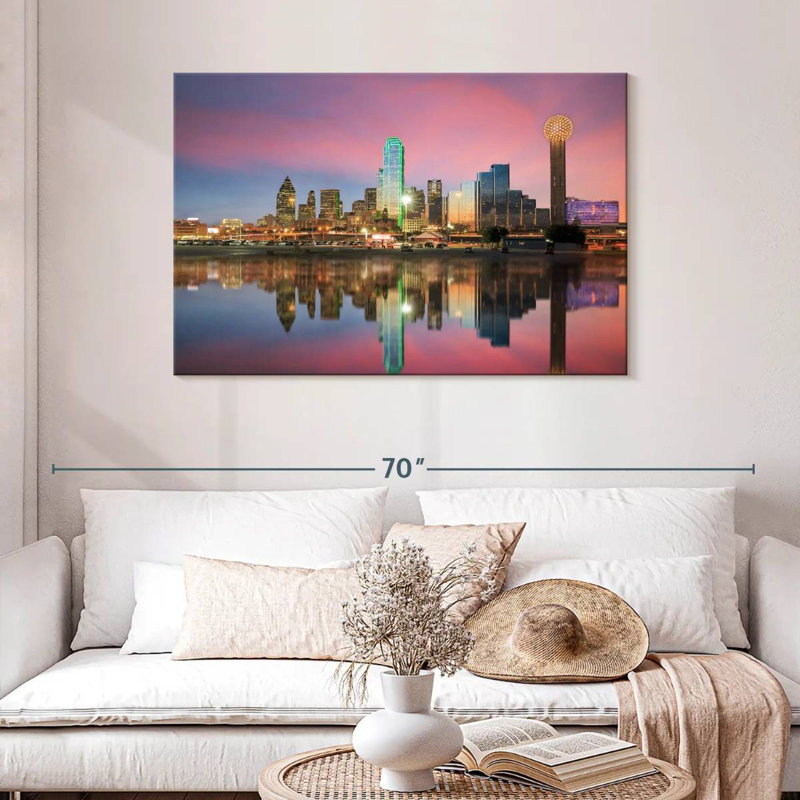 «Sirci Amazing Dallas Skyline», H 30 po x l 45 po