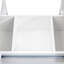 Table basse avec plateau coulissant, table centrale avec compartiment de rangement caché, table extensible pour le salon