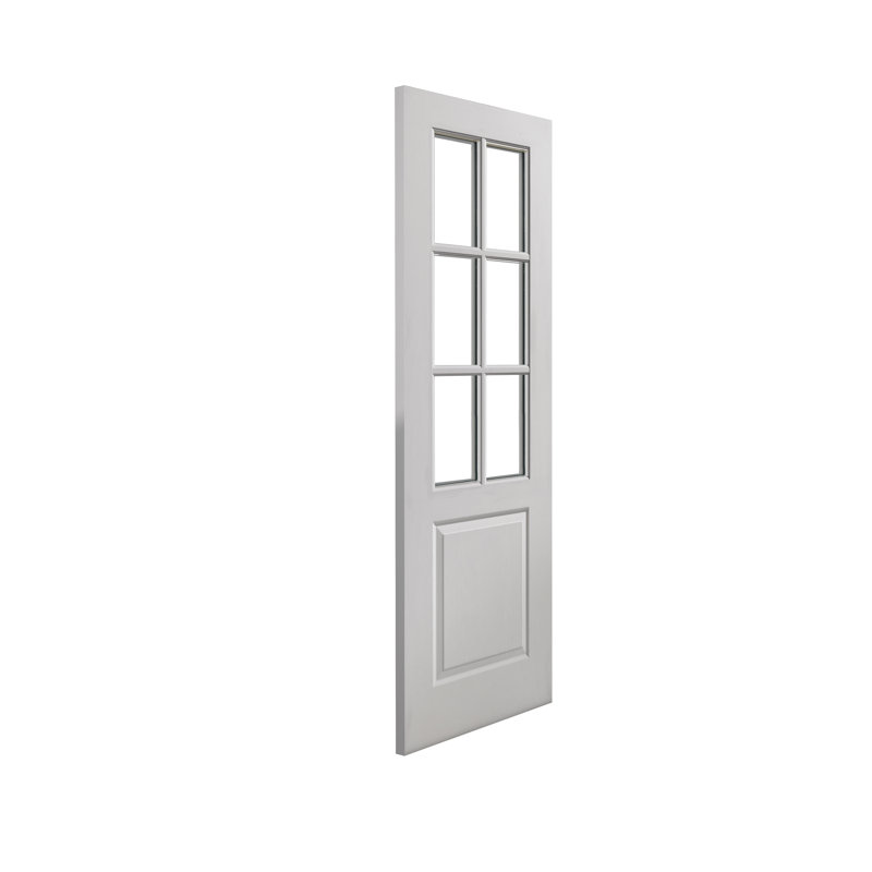 Faro Internal Door Primed, 198.1cm H x 76.2cm W x 3.5cm D