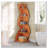 69.8"Height 5-Tier Wavy Corner Bookshelf And Plant Stand For Living Room Small Space-1539439976