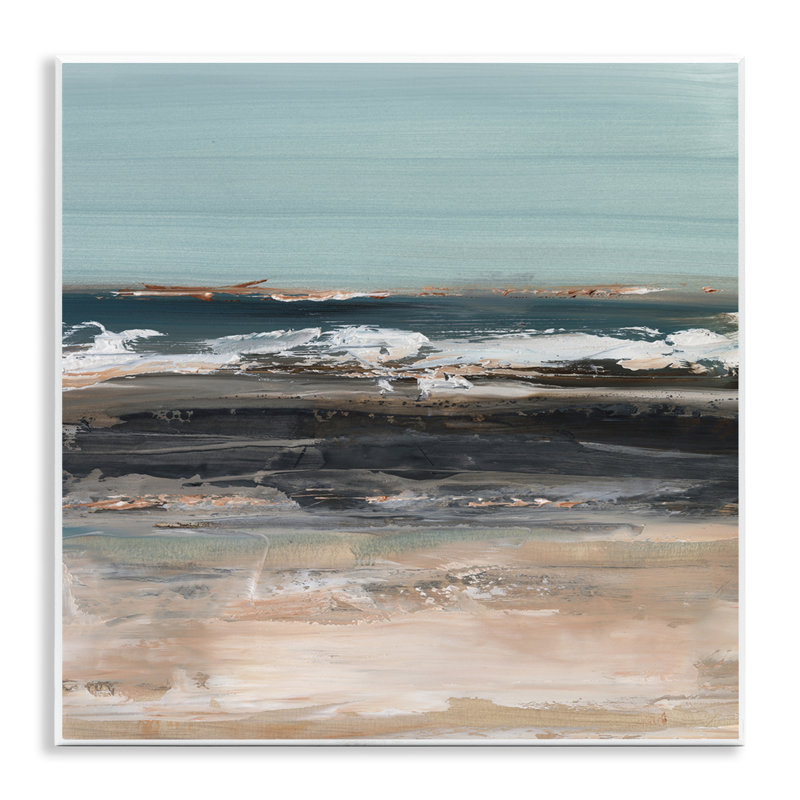 «Moody Gray Beach Waves» par Ethan Harper
