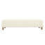 Repose-pieds confortable, blanc