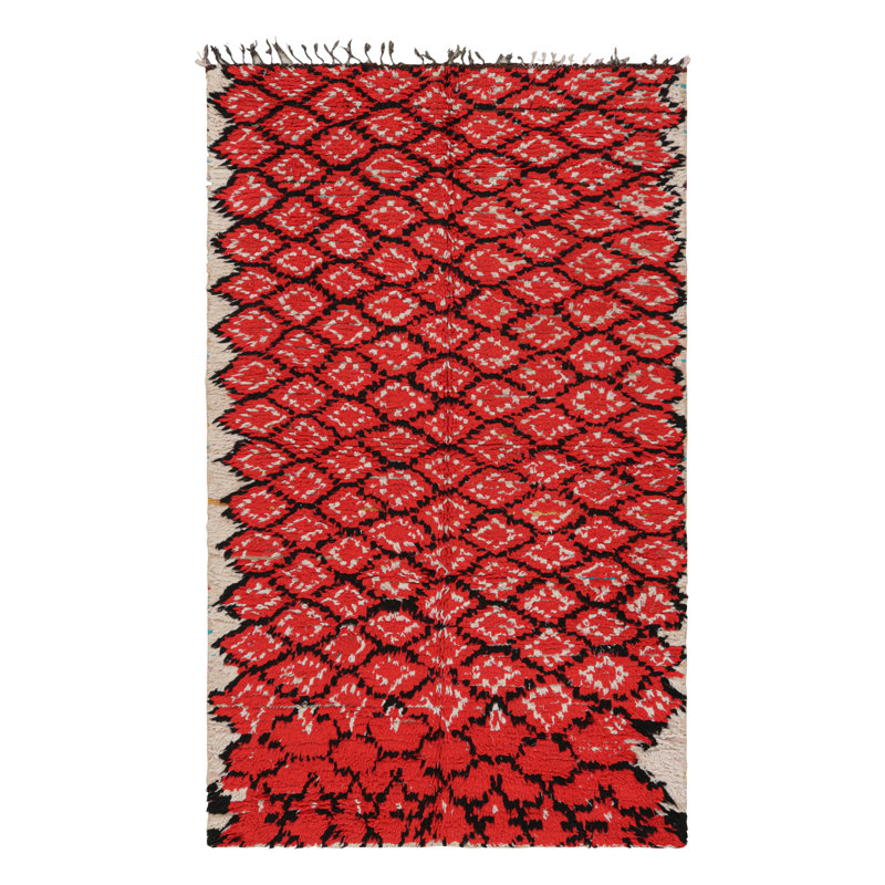 One-of-a-Kind 4'x6'10" Hand Knotted Area Rug