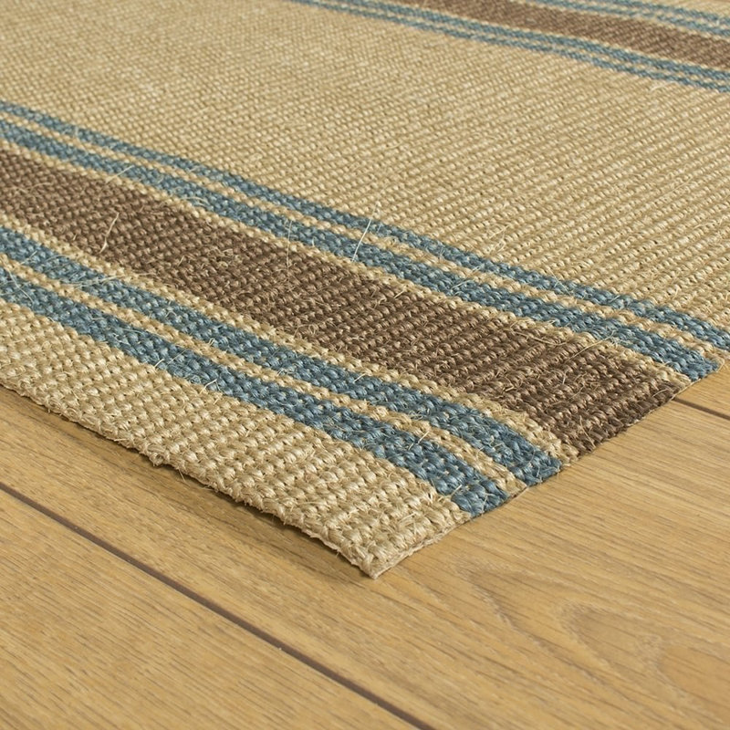 Acuna Striped Hand Woven Indoor  Area Rug, Runner 69cm x 450cm	