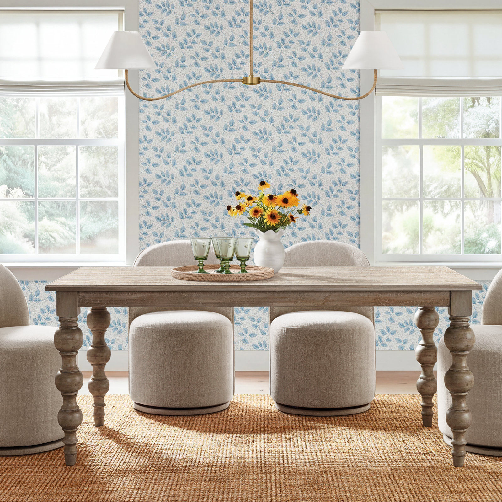 Werner Pine Dining Table, 30" H x 72" L x 38" W