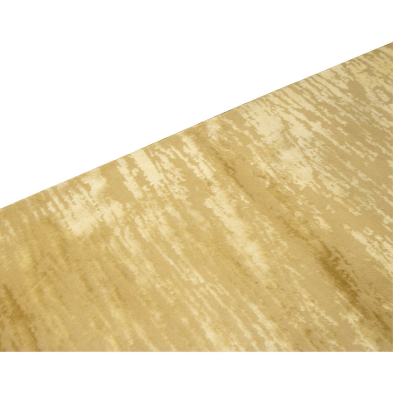 Hand Knotted Area Rug in Gold