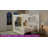 Artevious Upholstered Metal Canopy Storage Bed-234378577-234378580