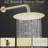 12" Round Shower Head Pressure Balanced Shower Faucet System With Handheld Spray-113052758