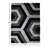 RugGuy Geometric Modern Area Rug - Black & Gray Hexagon - for Living Room, Dining Room - 5'3" x 7'3" , Shed-Free, Easy to Clean-1487272815-1492639642