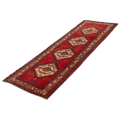 Averianna One-of-a-Kind Runner 3'8" X 10'5" 1990s Runner Wool Area Rug