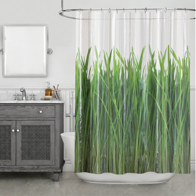 Vinyl Floral Shower Curtain