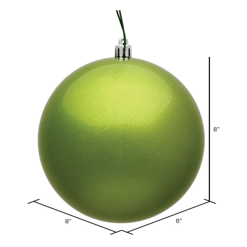 Décoration de boule décorative des Fêtes, H 8 po x l 8 po x P 8 po, Bonbon à la lime