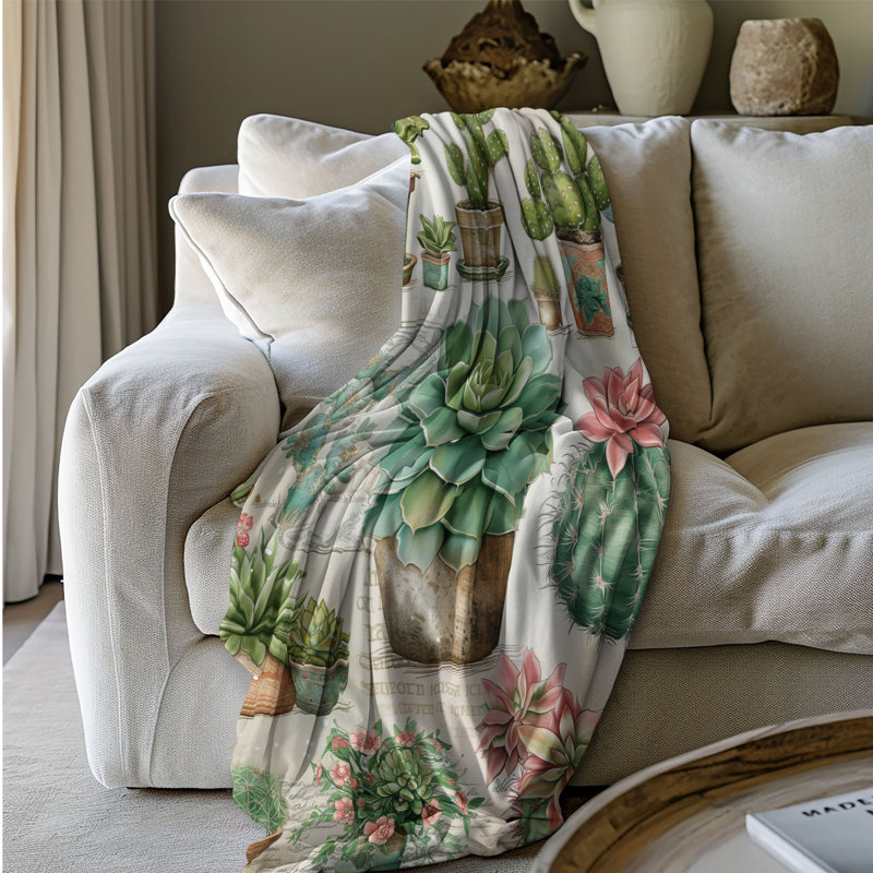 Throw Blanket, 80" L x 60" W
