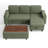 Sherry 81'' Upholstered L Shaped Modular Sectionals with Ottoman, Pull-out Sofa & Storage Chaise-112963093-129533482