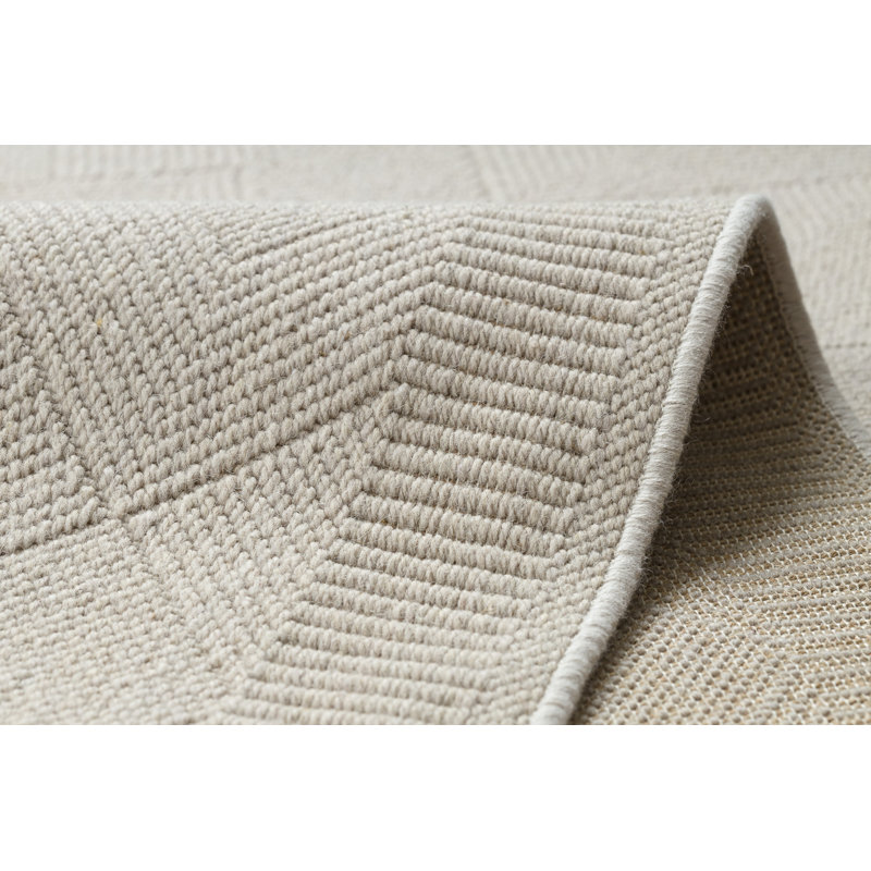 Philyor Wool Flatweave Area Rug, Rectangular 200 x 300 cm