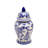 Ceramic Chinoiserie Ginger Jar with Lid-734444204