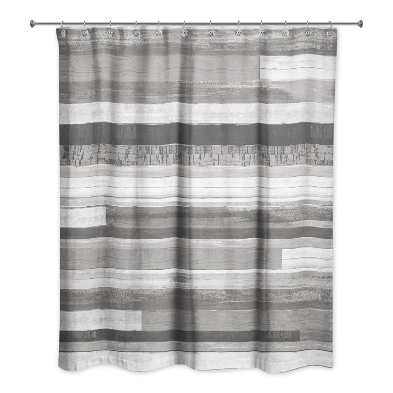 Jaidon Striped Shower Curtain