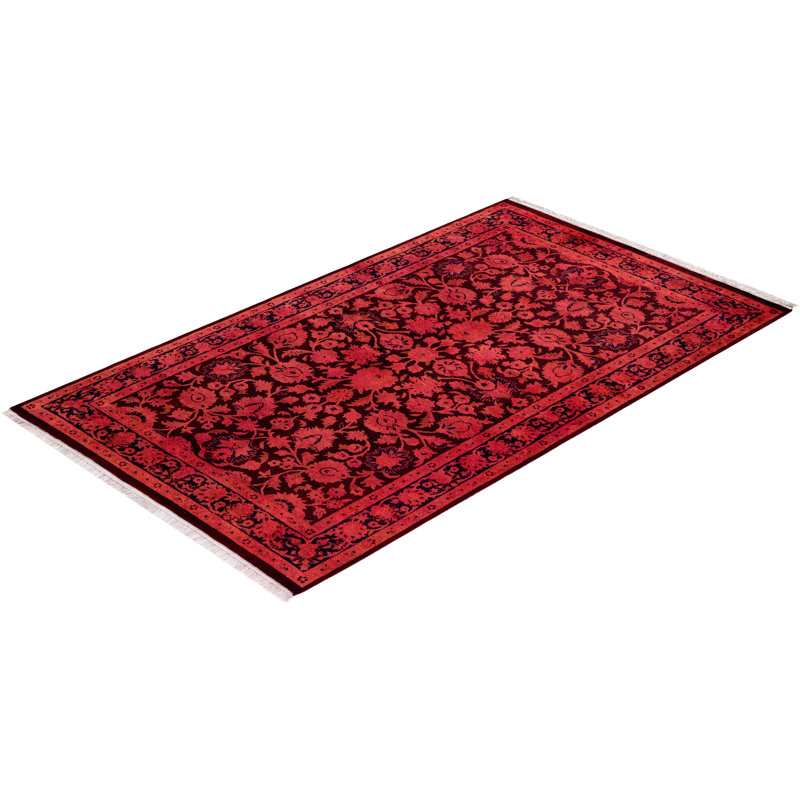 Overyed One-of-a-Kind Rectangle 3'3" X 5'4" Hand Knotted Area Rug