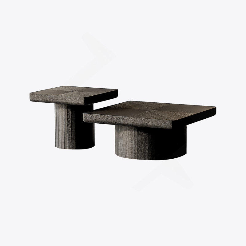 Ensemble de tables basses Modern Modern, Black