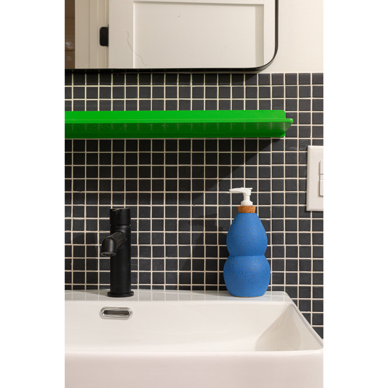 Daltile Keystones 1" x 1" Mosaic Tile (12 PCS Per Carton) (24.00 SQFT Per Carton), Black/Ebony, 1" x 1", Mosaic