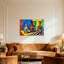Motif abstrait de vases colorés-1991991047