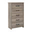 Commode 5 tiroirs l 30,91 po Millom-556342538