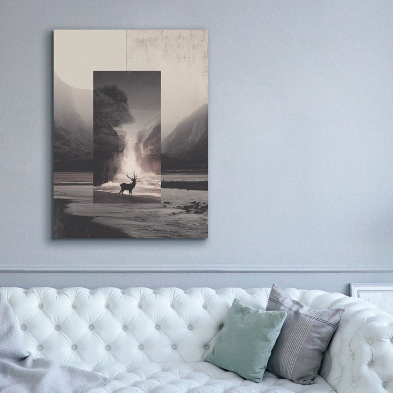Toile épique Graffiti «Nature Memories» par Ann Klee, 40 po x 54 po, H 54 po x l 40 po