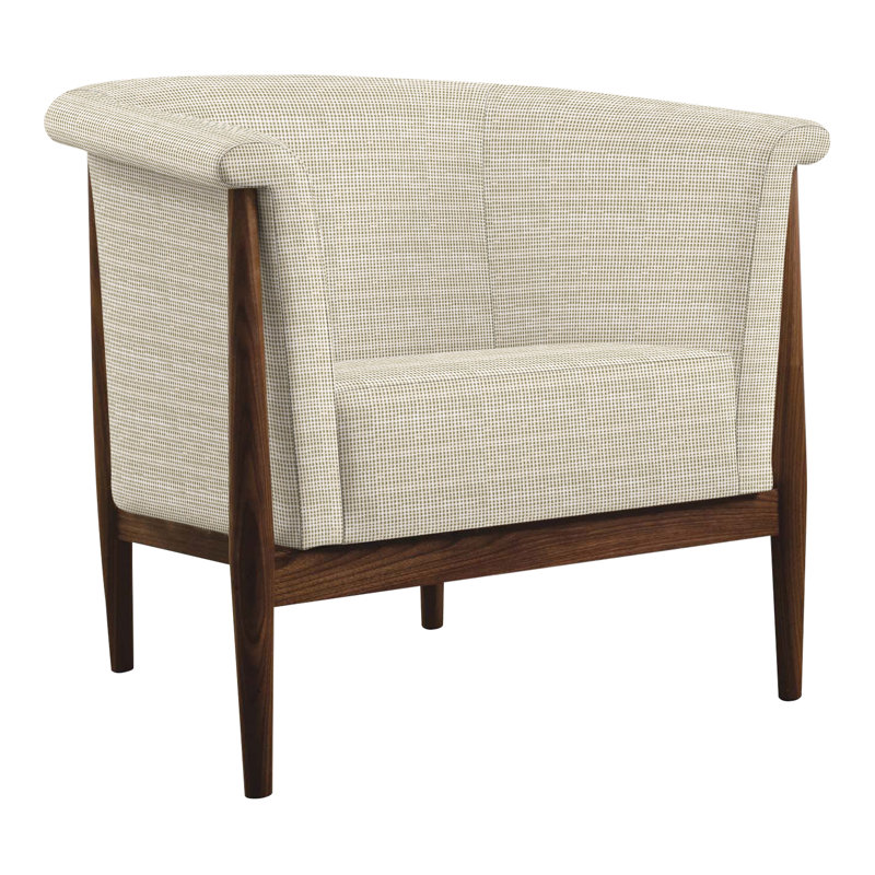 Walnut Grove Barrel Chair, Perigold Rest Meadow