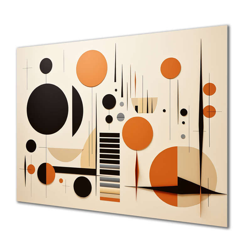 «Echoing Ellipse Geometric Frequence IV», art mural géométrique en métal MT137467, H 12 po x l 20 po x P 1 po