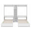 Dual Wall Murphy Beds With Cabinets And Shelves-1266089822