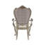 Siège de luxe beige (2) - Platine antique,, chaises d'appoint de salle à manger (de 2)