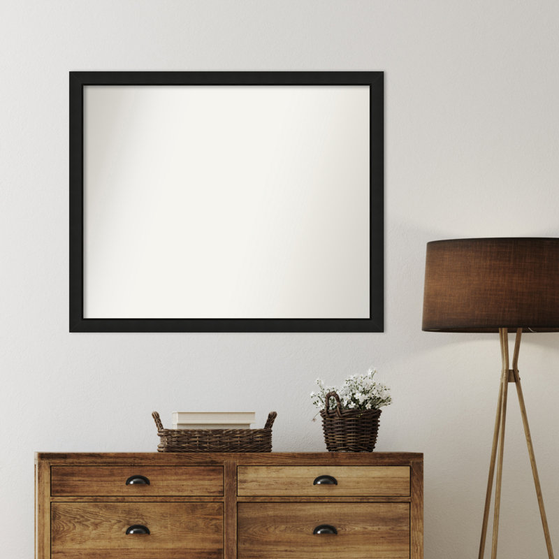 Phil Solid Wood Frame Mirror, 34.25" x 41.25", Rectangle