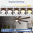 66 inch 8-Blade Ceiling Fan with LED Light Remote Control Reversible Two-tone Fan Blades Brown & Wood Grain Brown Fan Body-349259515-349259513