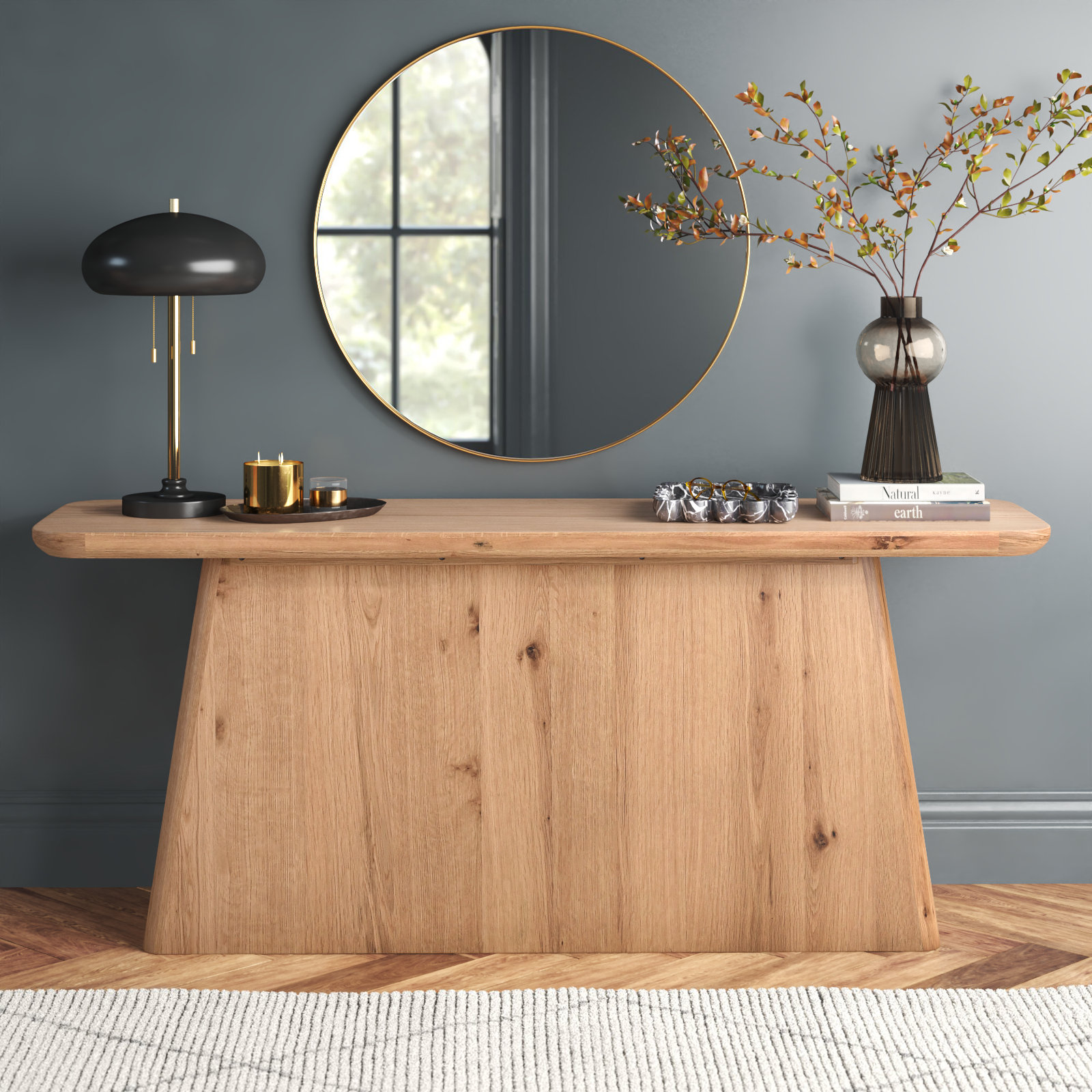 Lowell 72'' Console Table, Natural