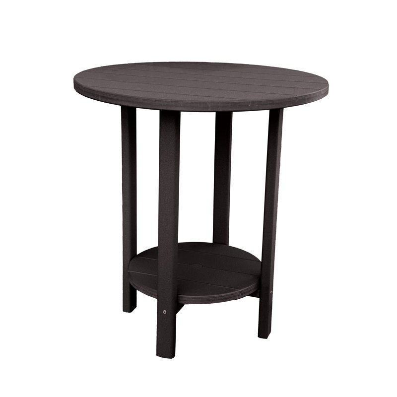Table bistro Gloridine pour l'extérieur, Brun