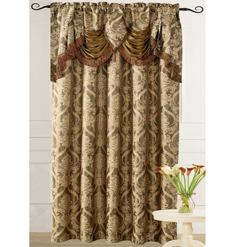 Room Darkening Curtain Single Panel, Taupe