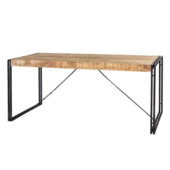 Paige Solid Wood Top Dining Table, H78 x L155 x W90cm
