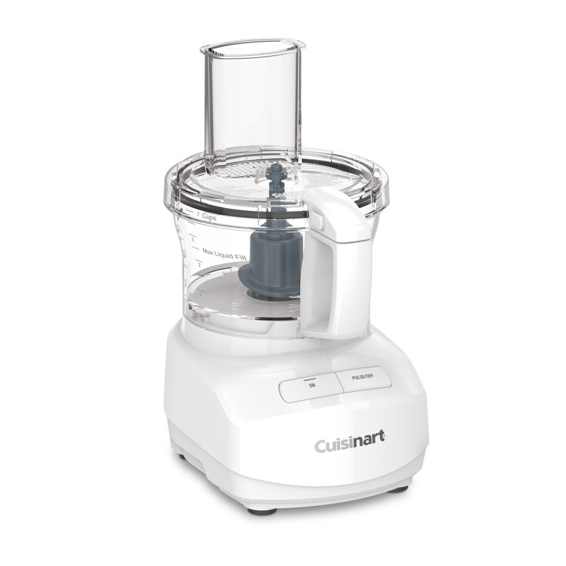 7-Cup Electric Food Processor, White