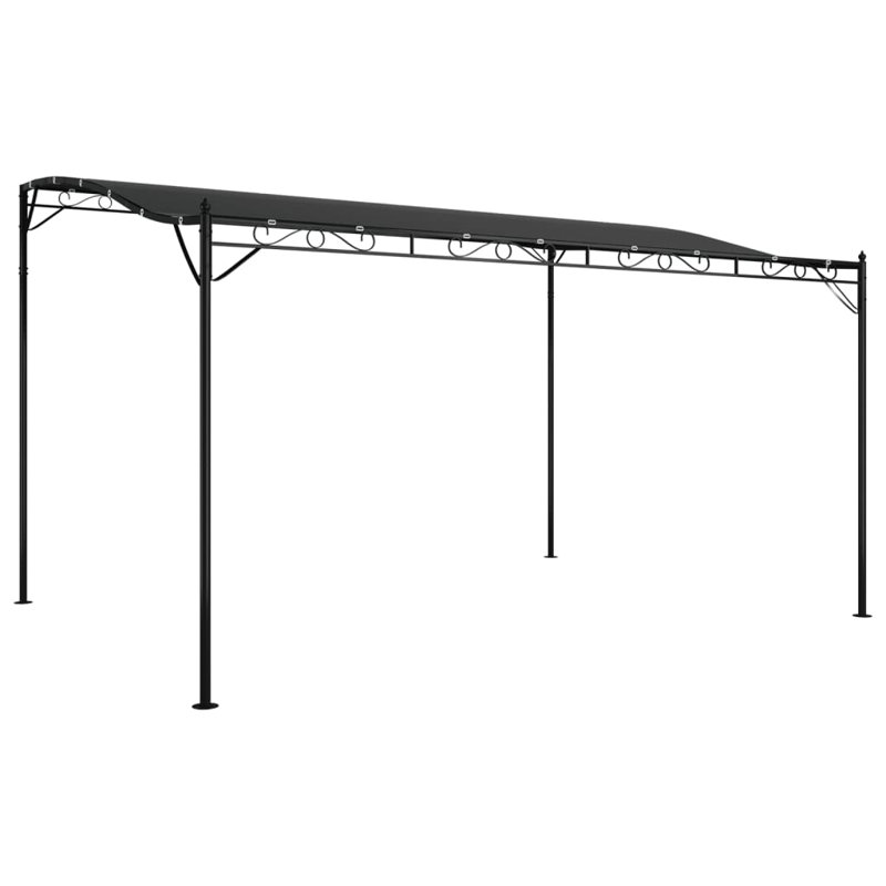 Nakkashian 4m x 3m Steel Party Tent, Black