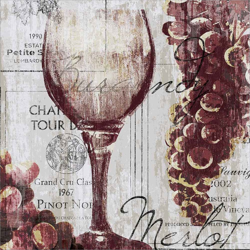 «Shades Of Red I» par Tandi Venter, art mural encadré