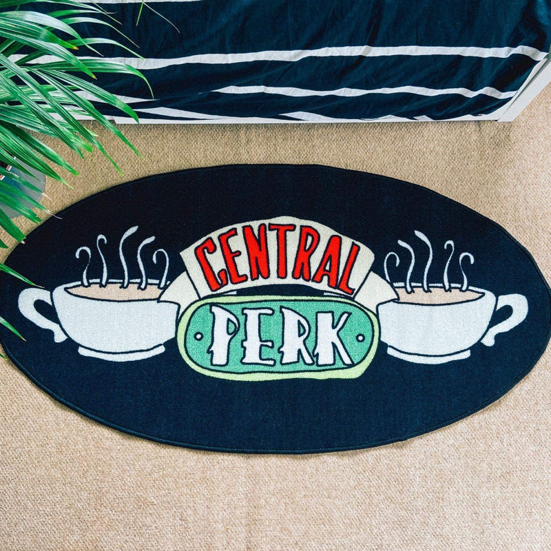 Central Perk Logo Friends Kitchen Mat