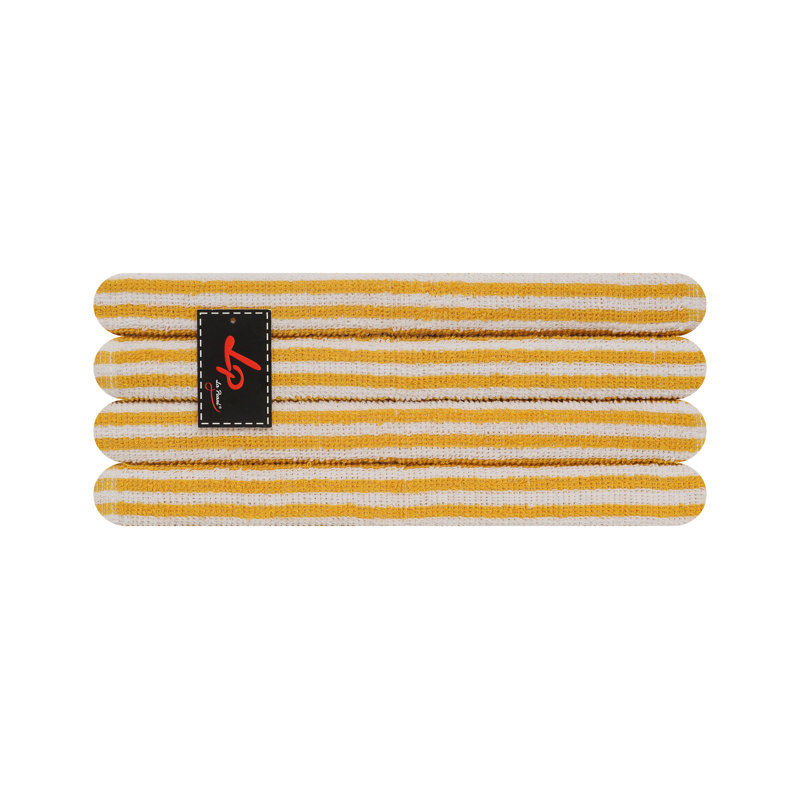 Cotton Stripe Jacquard Tea Towel Kitchen Towel, Yellow, 8