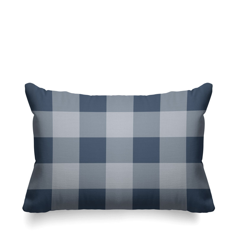 Coussin décoratif intérieur / extérieur Autumn, Ardoise, 14 po x 20 po, Rectangle