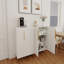 Armoire à buffet, moderne - blanc / or