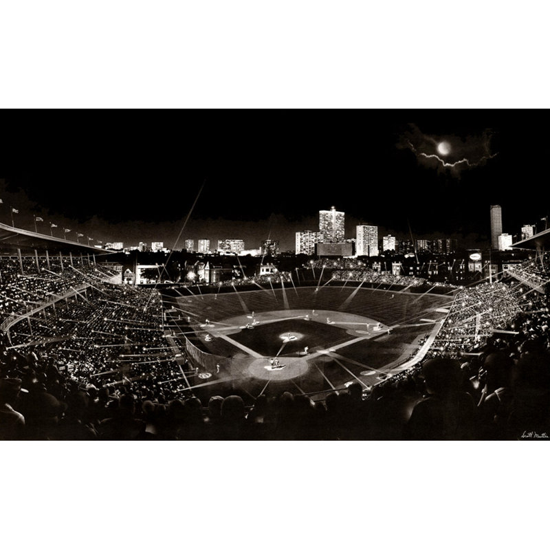 Les fans éclairent Wrigley Field